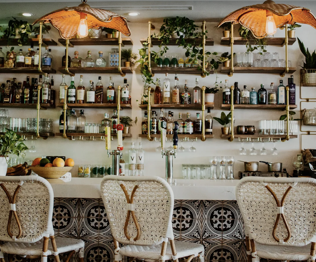 Interior bar area at Mood, a vegan restaurant in Tequesta that has announced it will permanently close.