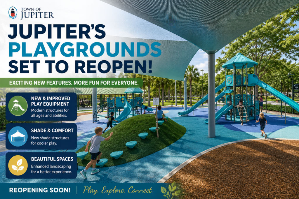 Jupiter Playgrounds Reopen